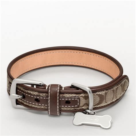 coach dog accessories|coach leather dog collar.